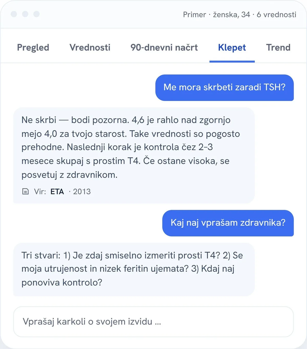 Zaslon AI klepeta